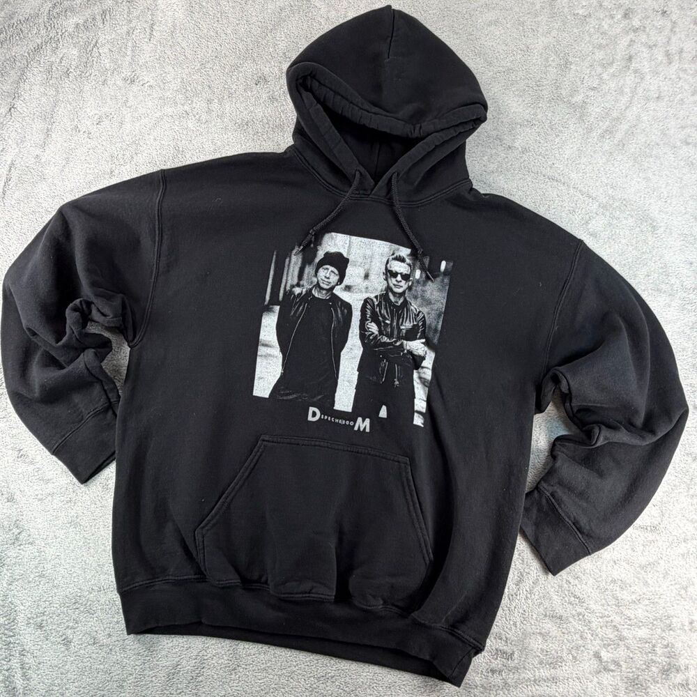 Depeche Mode Memento Mori Tour Hoodie 2023 Band Merch Black Graphic